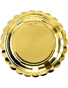 Pratos Dourados Recortados